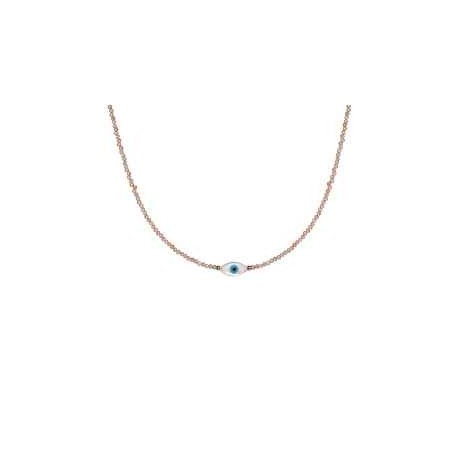 "Collar de Perlas de Agua Dulce Ojo Turco"